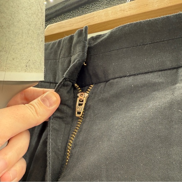 J. Crew Factory Chino Mid Rise Black 100% Cotton Shorts Sz 0 - Picture 3 of 10